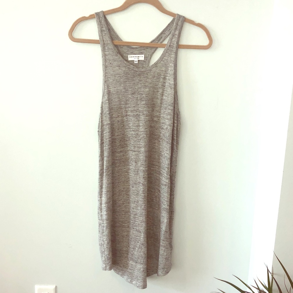 Community linen casual dress